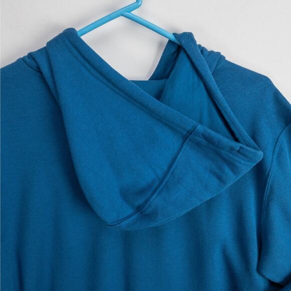 Columbia Graphic Print Hoodie Men’s Medium Blue Pullover Americana Style - Picture 12 of 14